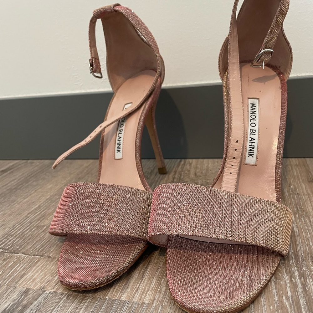 Authentic Manolo Blahnik Strappy Heels